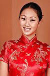 nastolatek japoński Anioł szablon Evelyn Lin identyfikacja Mini Cycki i błyszczące na top cipa