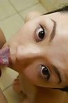 Japanese MILF gives a bodily hand and dick sucking and obtains penetrated doggy-style
