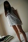 Beautiful Chinese infant Yui Oonuki undresses down and discloses her snatch in close up