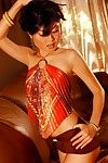 Oriental pornstar Thi Quach demonstrates her fixed a-hole in a bikini