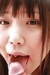 japans puber ontvangt haar glad op top kooi van liefde genageld en neemt een stream van Cum op haar Melk Shakes - pornpicscom