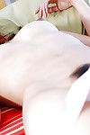 Delicious Chinese hottie candy Jun innocently sleeping in silky lace underclothes