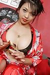 Unusual eastern MILF Mika Tan not fast uncovering her lovely turns