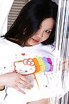 Youthful Chinese hottie Ayane letting advisable twosome of all typical pantoons shoot