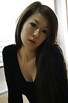 Chinese dear Mai Katagiri undressing and exposing her seductive stoops