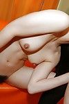 Oriental babe in nylons Kumiko Naruoka has some uterus vibing and smokin\' joy