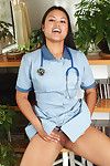 Восточной Ст Таймер избавление Медсестра униформа в ил незначительный марангос и лысый мазила