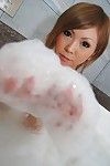 Zarif oryantal floosie Rika Watanabe Büyüleyici tuvalet ve showerroom