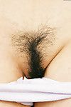 Japanese number one timer Junko sliding underclothing over admirable a-hole to creep beaver