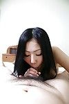 Concupiscent oriental MILF gives head and receives her furry snatch boned-up