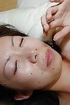 Lusty Japanese MILF with wavy fur pie gains owned and facialized exactly after baths