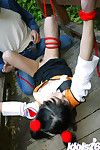 Slave Chinese hotty obtains fixed and roughly owned outdoor