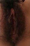 Japanese MILF model getting drilled in her smooth head cum-hole with a jism pie close up