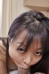 Oriental MILF Hideko Okura gives head and attains her furry vagina bonked severe
