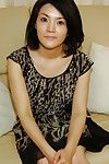 Chinese MILF Saki Machida stripped off down and has some muff vibing having benefit from