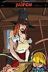 Boobsy titted witch fucking hard
