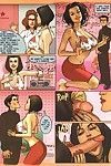 Tough dude makes love two sweaty ladies in porn comics
