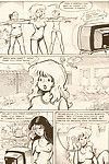 Raunchy porn comix with group fuck