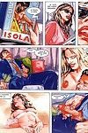 pornografia histórias em quadrinhos com úmido bombita sendo bonked Difícil