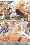 Clammy mature comics with hot lass engulfing shlong