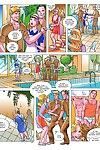 अश्लील कॉमिक्स के साथ बेरहम मुह में नौकरी और गुदा दृश्य