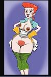 Sexually aroused cartoon mother