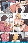chicas compartir baqueta en el Más caliente Sexo comics