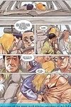 Rubia enfermera olas shlong en Caliente sexual ley de comics