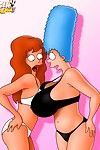 Marge simpson toying herself. fucking with busty simpsons hoes