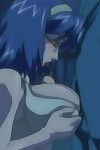 Passionate anime with tit fuck and knob passage
