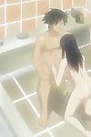 Passionate anime with tit fuck and knob passage
