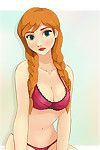 dondurulmuş Elsa Anna çıplak porno