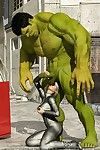 3d Walenie фотос z bestia Hulk