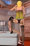 Animated angel banged in her sexy sexy pants