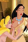 Alice and pocahontas getting hot and heavy