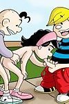 Dennis the menace screws someone within his reach