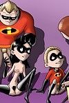Stare at the incredibles fuck the evil to death