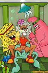 Sponge bob and his collaborators decide to fuckfest sandy
