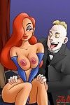 Dazzling jessica rabbit benefits from penetrated heavy