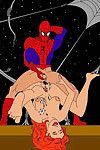Człowiek-pająk porno kreskówki