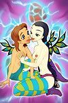 The w.i.t.c.h. darlings irma and hay lin have clammy lesbo sexual act