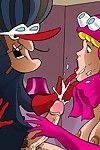 The perils of penelope pitstop turns fall in love with porn toon