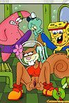 Sponge bob and his comrades elect to gangbang sandy