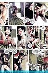 pornografia histórias em quadrinhos com Perspired playgirl sendo bonked grave