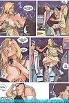 Sexy hooker with fuckable anus in love making act comics