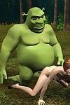 3d fucking action adventure of shrek and irresistible fiona