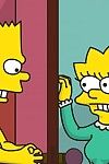 The simpsons Bart grzywka Lisa w jej pokój