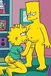 Симпсоны Барт челка Лиза в ее номер