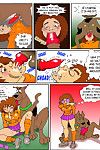 Increíble comics Con la abuela Scooby Doo héroes