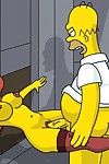 simpsons Homer baise assistant